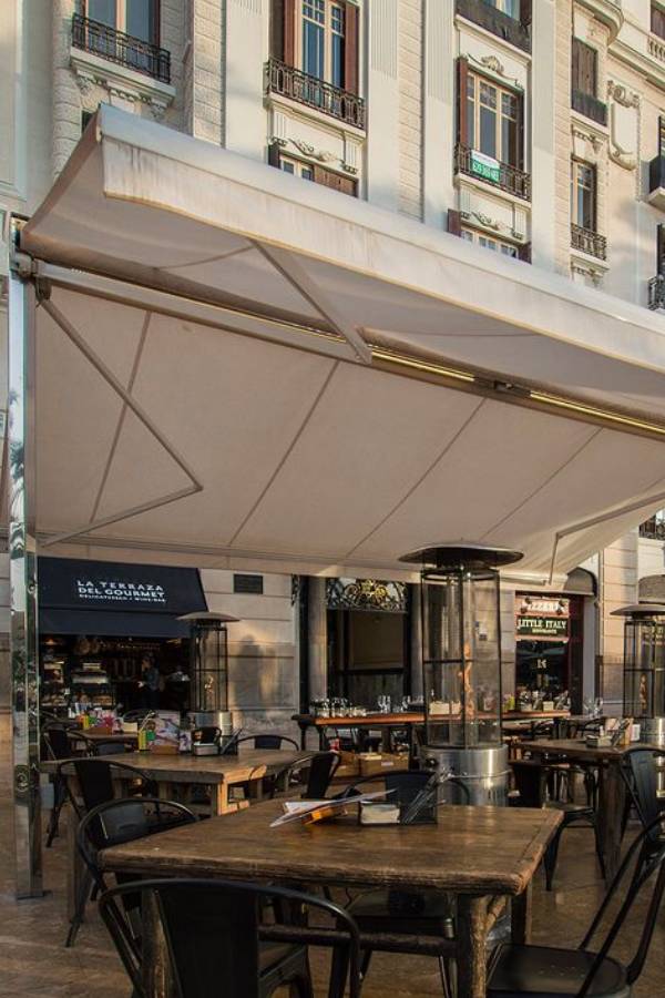 vista de la terraza del gourmet